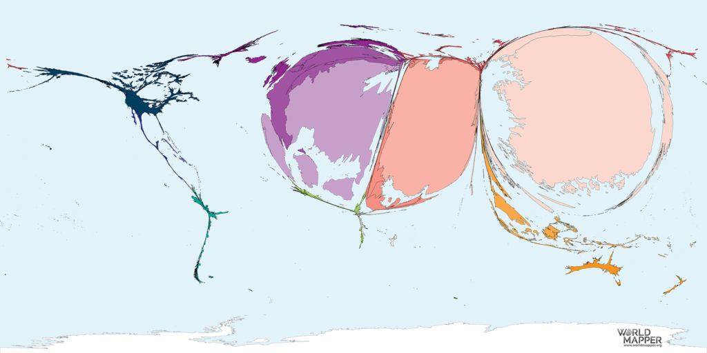 Coronavirus cases outside China as of 4 March 2020