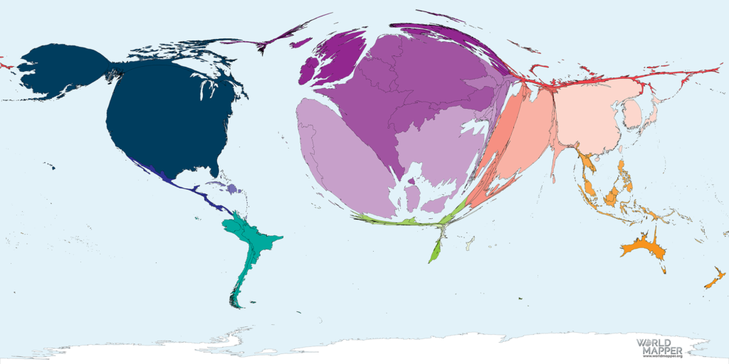 Accumulated Coronavirus cases as of 05 April 2020