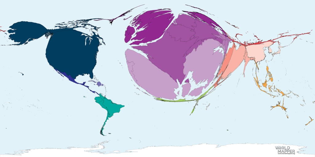 Accumulated Coronavirus deaths as of 23 April 2020