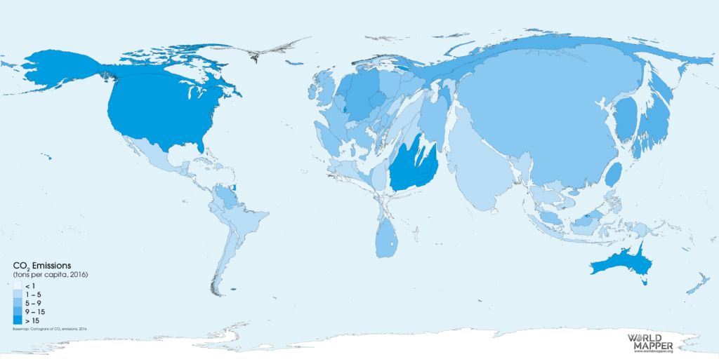 CO₂ Emissions per capita 2016
