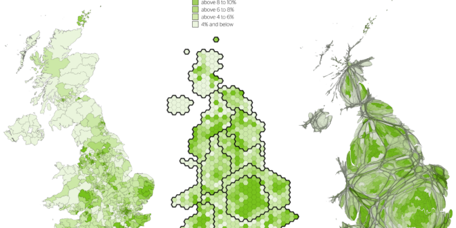 UK General Election Results 2024: Green vote share