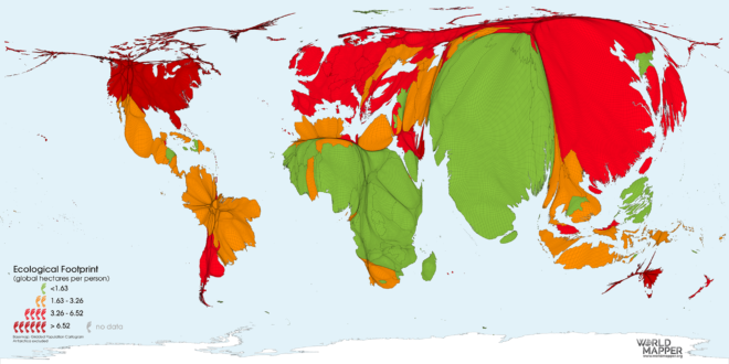Ecological Footprint per Capita 2019