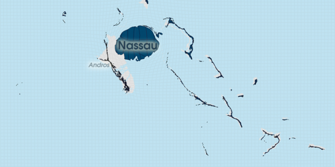 Gridded Population Cartogram The Bahamas