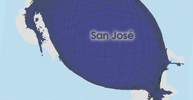 Gridded Population Cartogram Costa Rica