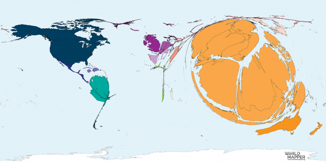 Spread of the Chinese Language 2005